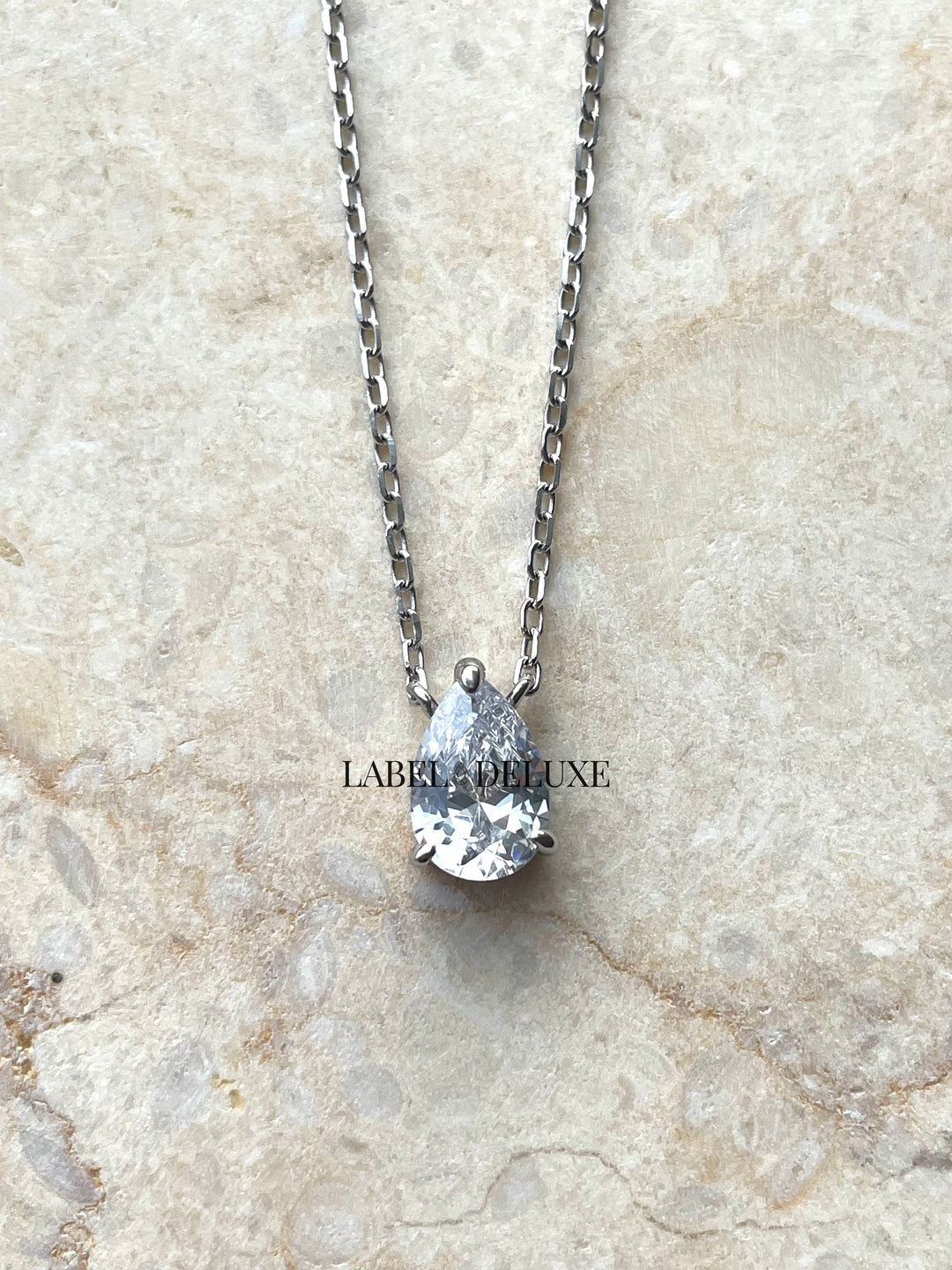 Karma Jewelry T304S - Dames Ketting - Julia - Sterling Zilver - Zirkonia - 38/45 CM