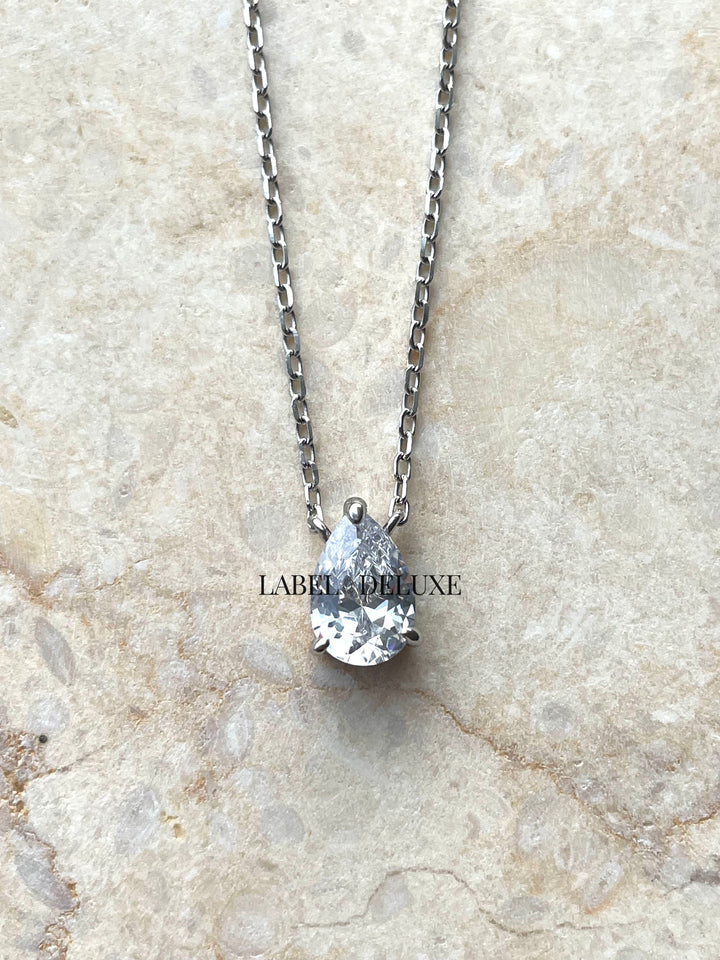 Karma Jewelry T304S - Dames Ketting - Julia - Sterling Zilver - Zirkonia - 38/45 CM