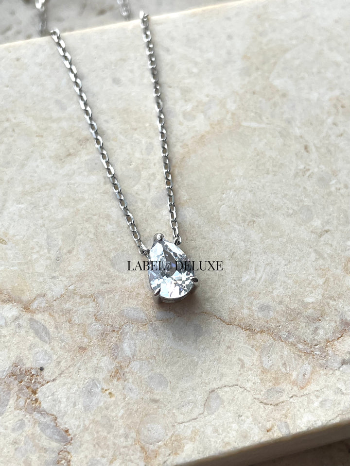 Karma Jewelry T304S - Dames Ketting - Julia - Sterling Zilver - Zirkonia - 38/45 CM